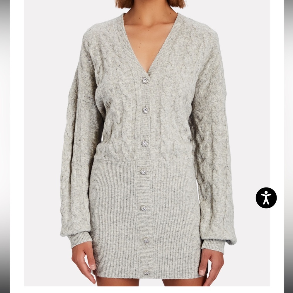 Retrofete Tala Cable-Knit Mini Dress